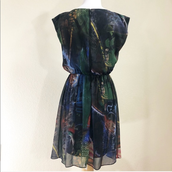 ALICE + OLIVIA Love Scoop Abstract Dress - Picture 2 of 8